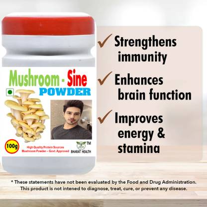 BHARAT HEALTH MUSHROOM_SINE 100GM MUSHROOM POWDER FOR IMMUNE POWER