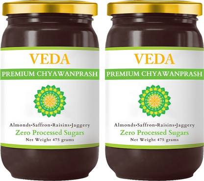 Veda Premium Chyawanprash (Sugar Free) |475GMS Pack of 2