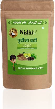 NIDHI AYURVEDIC Nidhi Pachak Phuda Vati For relief in Acidity (pachak churna goli)