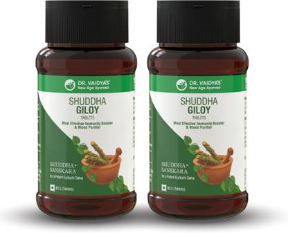 DR. VAIDYA'S Shuddha Giloy Tablets | Most Effective Immunity Booster and Blood Purifier