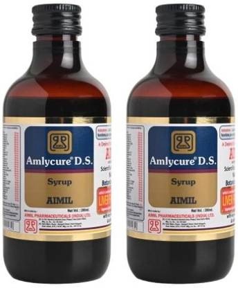 AIMIL Amlycure D.S. Syrup for Liver Health |Natural Liver Herbal Tonic |200 Ml