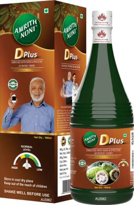 AMRITH NONI D-PLUS 500 ml Fruit of Noni Juice Helps In Diabetes