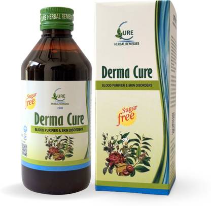CURE HERBAL REMEDIES Derma Cure Sugar-Free | Herbal Blood Purifier for Clear Skin & Detox