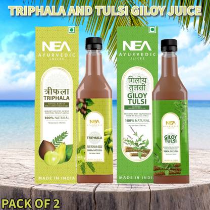 Nea Healing Harmony: Triphala and Tulsi Giloy Juice for Holistic Health