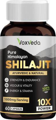 voxveda Shilajit Capsule for Men | Shilajit Capsule For Strength, Power & Stamina