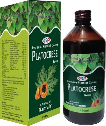 रामविक प्लेटोक्रीज़ सिरप (प्लेटलेट काउंट बढ़ाएं)
