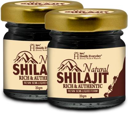 AVG Himalayan Shilajit, Pure & Authentic, Shilajit Resin 20g, for Vigour & Vitality