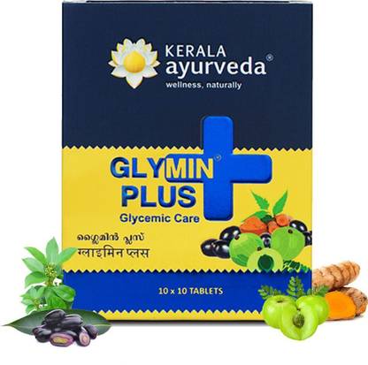 Kerala Ayurveda Glymin Plus Tablet 100|For Managing Blood Sugar Levels