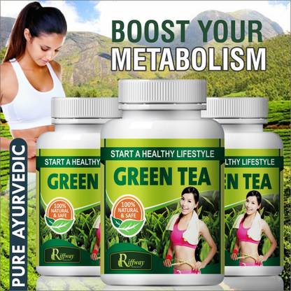 Riffway Green Tea Health Dava : Green Tea Capsule Reduce Excess Body Fat