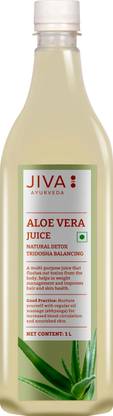 JIVA Aloe Vera Juice - Purifies Blood and Boosts Immunity - 1 L - Pack of 1