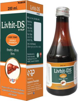Ramvik Ayurvedic Livhit - DS | Liver Tonic Double Strength Syrup