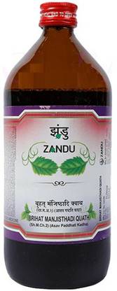 ZANDU Brihat Manjishtadi, 450 ml | Ayurvedic | Blood Purifier