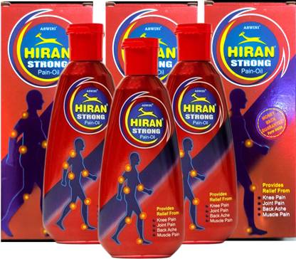 Hiran ASWINI STRONG PAIN OIL 40ML PACK OF 3 Liquid