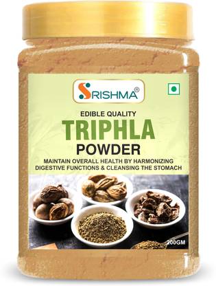 Srishma Triphala Powder | Helps Relieve Constipation | Quick Acidity & Gas Relief, 200g