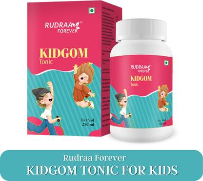 RUDRAA FOREVER KIDGOM Tonic for kids | Enhances Appetite |Maintain healthy Weight