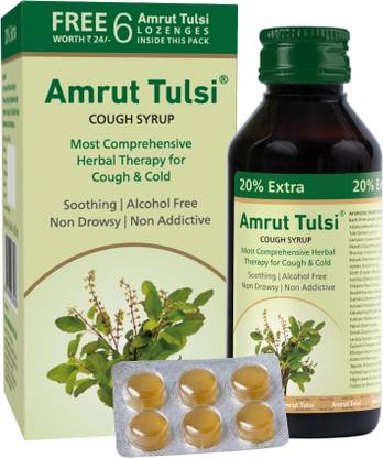 Amrut Tulsi Cough Syrup | Most Comprehensive Herbal Therapy for Cough and Cold