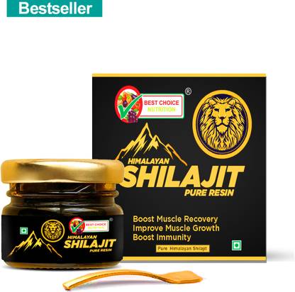 BEST CHOICE NUTRITION Himalayan Pure Shilajit/Shilajeet Gold Resin 15g -For Endurance & Power Support