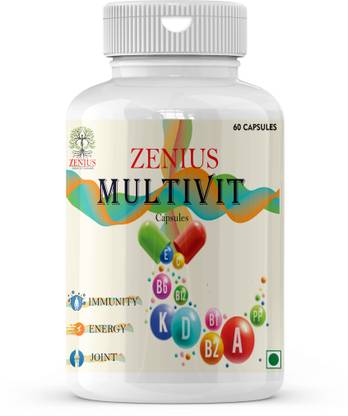 Zenius Multivit Capsules Immunity & Stamina: For Joint Pain Relief & Overall Well-being
