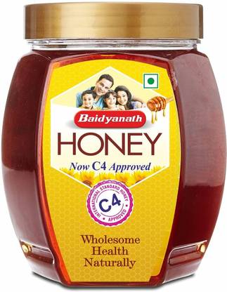 Baidyanath C4 Approved, Pure Honey | Wholesome Health Naturally-1 KG ( Pack of 1 )