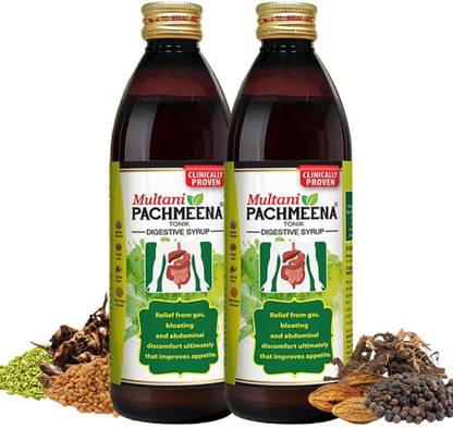 Multani Pachmeena Tonik Digestive Syrup | Relief From Acidity & Abdonimal Pain - 600ml