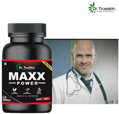 Dr.TrueSkin Maxx Power Men’s Fitness Capsules for Power & Energy