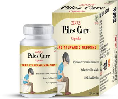 Zenius Piles Care Capsule | Piles Stop Capsule - Hemorrhoids Treatment Solution
