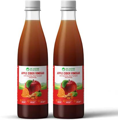 DR. VAIDYA'S Apple Cider Vinegar - With Garcinia, Raw Turmeric & Honey Vinegar