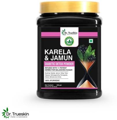 Dr.TrueSkin Karela Jamun Powder for Healthy Energy Every Day AY01