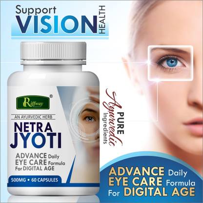 Riffway Netra Jyoti Natural_ Capsules Eye Capsule Improves Eye Health