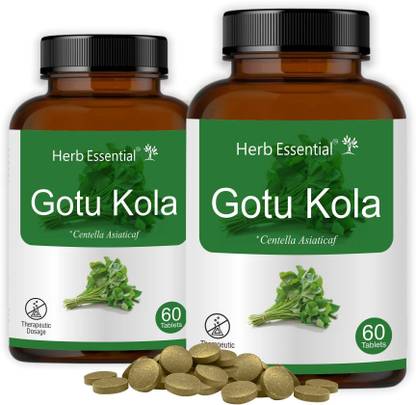 Herb Essential Gotukola (Indian pennywort/Centella) 500 mg - 60 Tablets