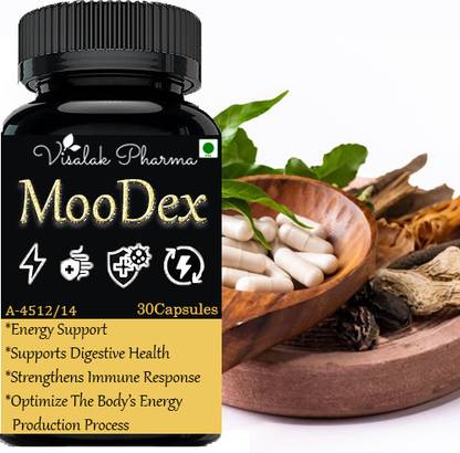 visalak pharma Moo-dex Capsule for helps to improve strength and power-(Pack Of 1)