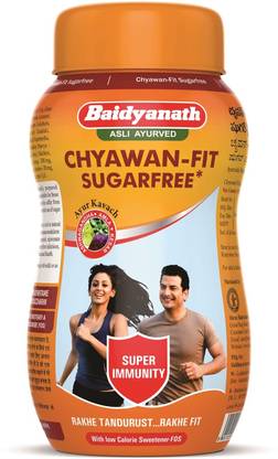 Baidyanath Chyawan-Fit Sugar free Chyawanparsh | Immunity Booster - 500 gm
