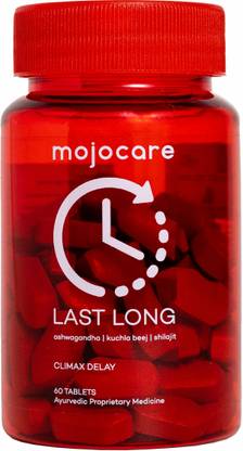 Mojocare Last Long Tablets with Ashwagandha, Brahmi and Shilajit