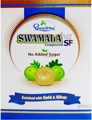 Dhootpapeshwar Swamala Compound SF Chyavanprash Enriched with Gold & Silver No Added Sugar