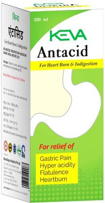 KEVA Antacid Syrup for Reduce Overall Acid Level in the Stomach