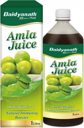 Baidyanath Amla Juice - 1L - Rich in Vitamin C and a Natural Immunity Booster | Rich in antioxidants |Help to Increase Metabolism & improves Digestion