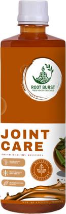 ROOT BURST Joint Care Juice, Rasna, Hadjod, Turmeric, Reduce Knee, Back, Sciatica Pain 1L