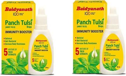 Baidyanath Panch Tulsi Drops Immunity Booster 30 Ml Each