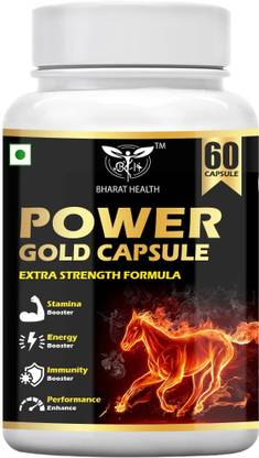 BHARAT HEALTH POWER GOLD CAPSULES (60 VEG CAPSULES)