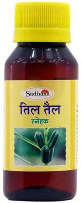Sadhana Ayurvedics Til Tail - 100ml /Ancient Herbal Sesame Oil /An all in one Oil for Skin and Hair