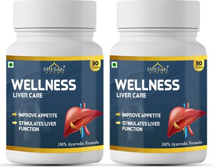 sultan night Ayurvedic Liver Care Help In Digestion Maintain Liver Health-Detoxification 60P