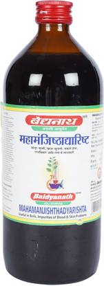 बैद्यनाथ महामंजिष्ठादि काध 450Ml त्वचा और रक्त के विकारों में उपयोगी