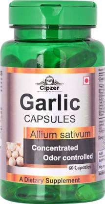 CIPZER Garlic oil SoftGel Capsule for good cholesterol