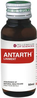 MILLENNIUM LYF SCIENCES ANTARTH LINIMENT | Rapid Pain Relief Oil | 50 ml X 6 Bottles