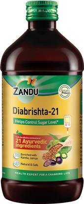 ZANDU Diabrishta Made with 21 Ayurvedic Ingredients including Karela Jamun