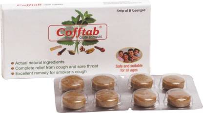 Cofftab Cough Lozenges for All types of cough, pharyngitis, laryngitis ,smoker’s cough