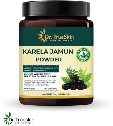 Dr.TrueSkin Karela Jamun Powder for Cholesterol and Sugar Balance