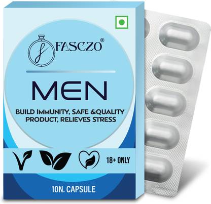 Fasczo MEN Health Wellness Power Capsule For Men | Recharge Your Energy Levels
