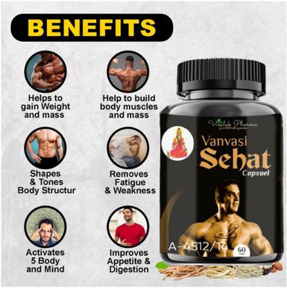 visalak pharma Sehat Weight Gainer Tablet For Men