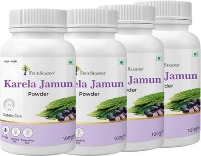 Four Seasons Karela Jamun Powder| Maintaining Blood Sugar Levels|Stimulate Insulin Secretion